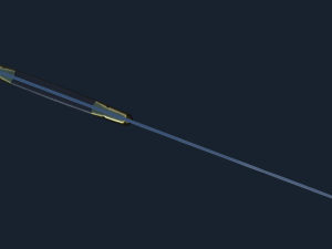 French WWI Butcher Knife 3D 模型