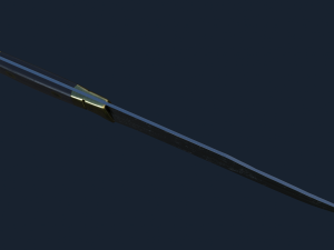 French WWI Butcher Knife 3D 模型