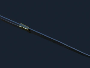 French WWI Butcher Knife 3D Model