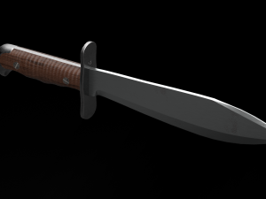 WWI US Model Bolo Knife 1917 Modèle 3D