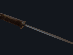 WWI US Model Bolo Knife 1917 Modèle 3D