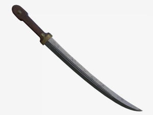 러시아 제1차 세계 대전 Bebut Kindjal 단검 M1907 3D 모델