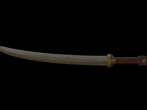 Russian WWI Bebut Kindjal Short Sword M1907 Model 3D