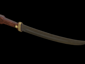 Russian WWI Bebut Kindjal Short Sword M1907 Model 3D