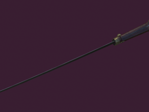 Russian WWI Bebut Kindjal Short Sword M1907 Model 3D