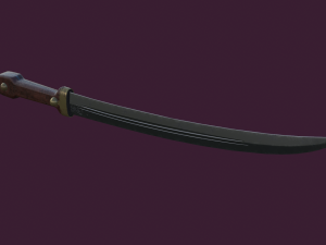 Russian WWI Bebut Kindjal Short Sword M1907 Model 3D