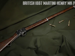 Rifle brit&acirc;nico Martini-Henry Mark IV de 1887 Modelo 3D