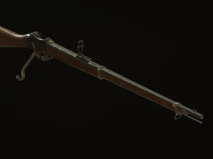 British 1887 Martini-Henry Mark IV Rifle 3D 模型