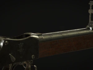 British 1887 Martini-Henry Mark IV Rifle 3D Model