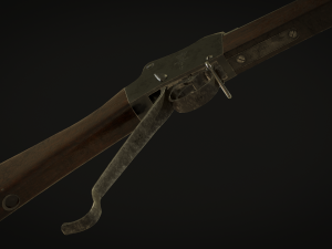 British 1887 Martini-Henry Mark IV Rifle 3D 模型