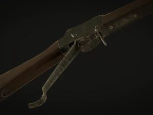 British 1887 Martini-Henry Mark IV Rifle 3D Model