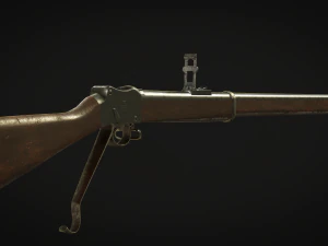 British 1887 Martini-Henry Mark IV Rifle 3D Model