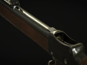 British 1887 Martini-Henry Mark IV Rifle 3D Model