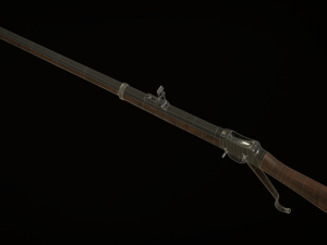 British 1887 Martini-Henry Mark IV Rifle 3D 模型