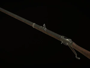 British 1887 Martini-Henry Mark IV Rifle 3D Model