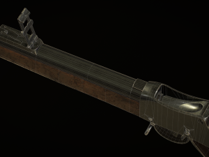 British 1887 Martini-Henry Mark IV Rifle 3D 模型