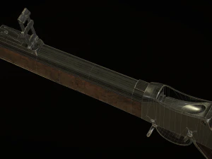 British 1887 Martini-Henry Mark IV Rifle 3D Model