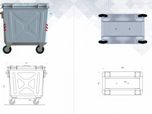 Waste container area Modelo 3D