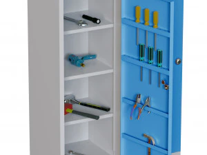 维修工具箱 3D 模型