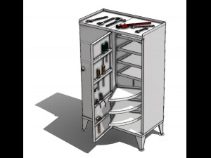 Maintenance Tool Box Model 3D