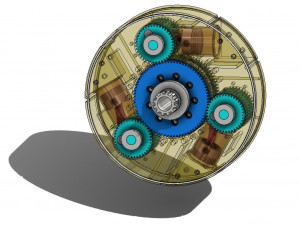 Rotary Engine 3D 모델