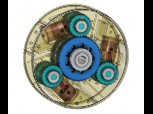 Rotary Engine 3D Model