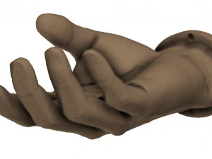 Pemasangan di dinding dengan tangan untuk menggantung cetakan 3D Model 3D