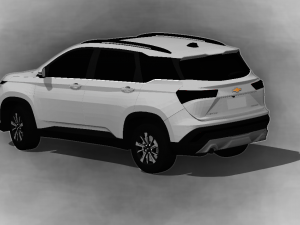 Captiva 5 3D Model