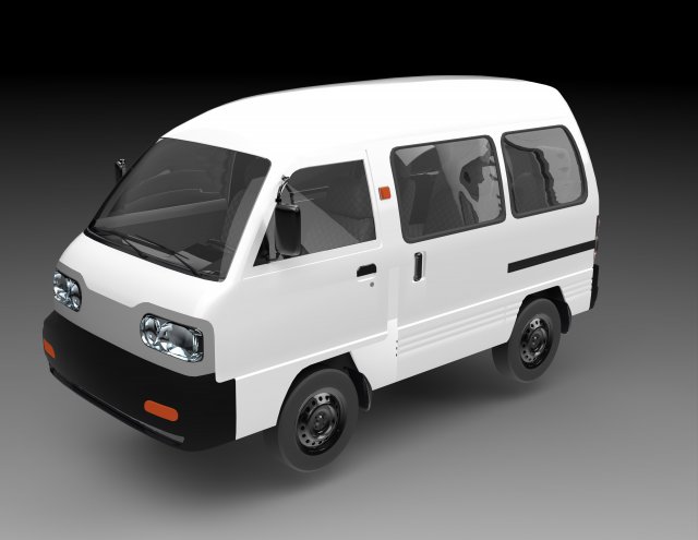 Chevrolet Damas Modèle 3D .c4d .max .obj .3ds .fbx .stl .blend 
