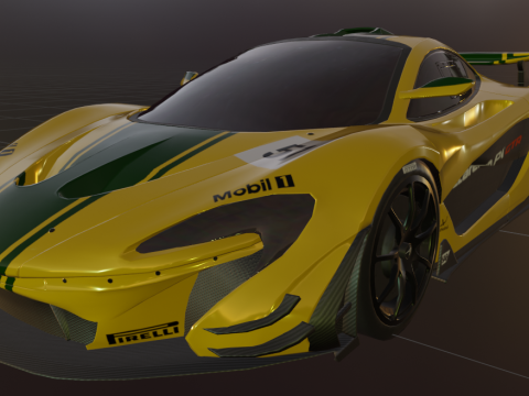 Mclaren P1 3D Model