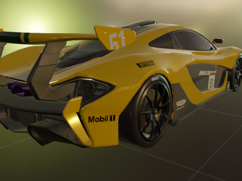 Mclaren P1 3D Model