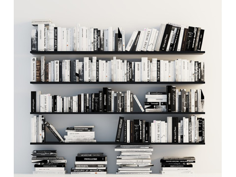 Book shelf 3D Model