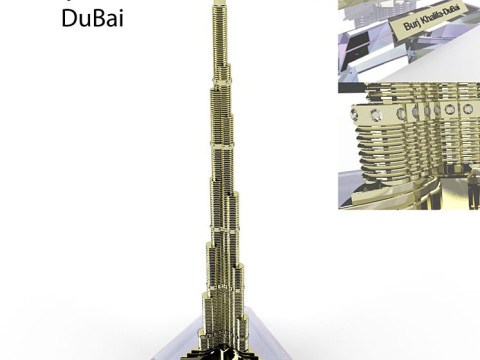 Burj khalifa souvenir 3D 모델
