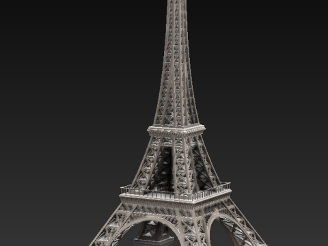 Eiffel Tower 3D Model