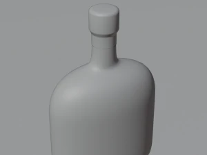Glass Bottles 3D Model