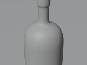 Glass Bottles 3D Model