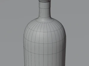 Glass Bottles 3D Model