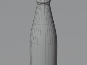 Glass Bottles 3D Model