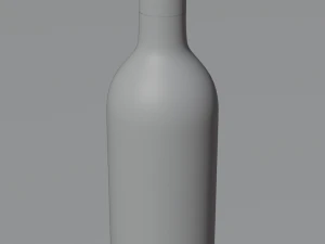 Glass Bottles 3D Model