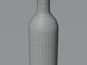 Glass Bottles 3D Model
