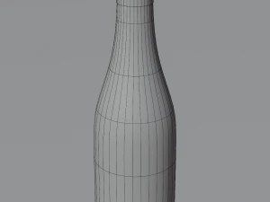 Glass Bottles 3D Model