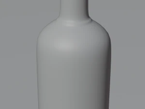 Glass Bottles 3D Model