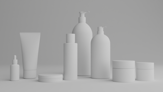 Cosmetics Containers 3Dモデル .c4d .max .obj .3ds .fbx .stl .blend 