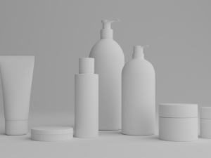 Cosmetics Containers 3Dモデル