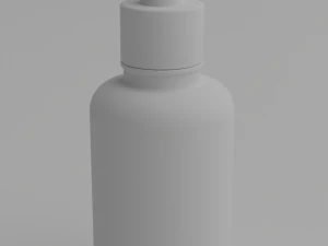 Cosmetics Containers 3D Model