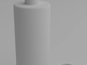 Cosmetics Containers 3D Model