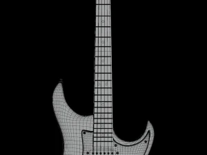 Electric Guitar 3D Model