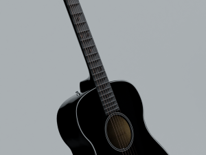 Acoustic Guitar 3D Model