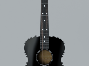 Acoustic Guitar 3D Model