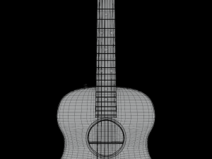 Acoustic Guitar 3D Model
